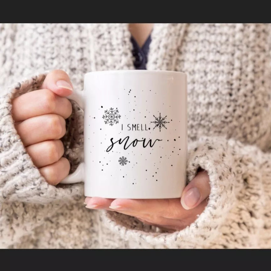 I Smell Snow - Christmas Coffee Mug - 15oz Cup