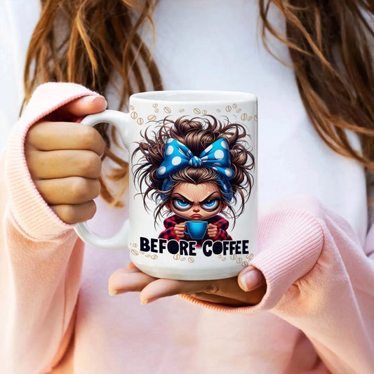 Fully Caffeinated - Funny Coffee Cup - 15oz Mug