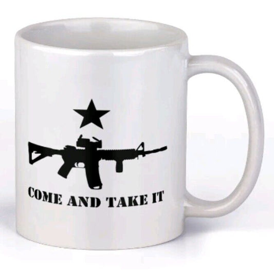 Come And Take It - 2nd Amendment Coffee Cup - 15oz Mug